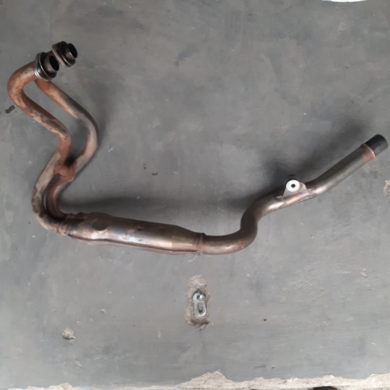 Header Leheran knalpot standar kawasaki Ninja250 Z250 FI injeksi. ORI KHI
