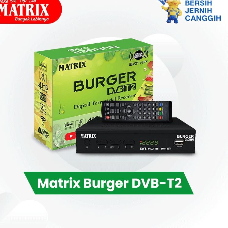Lagi Tren.. Set Top Box TV Digital Matrix Burger Hijau DVBT2 Matrix Apple Kuning / Set Box TV Digital Matrix Kuning / set box tv digital / box tv