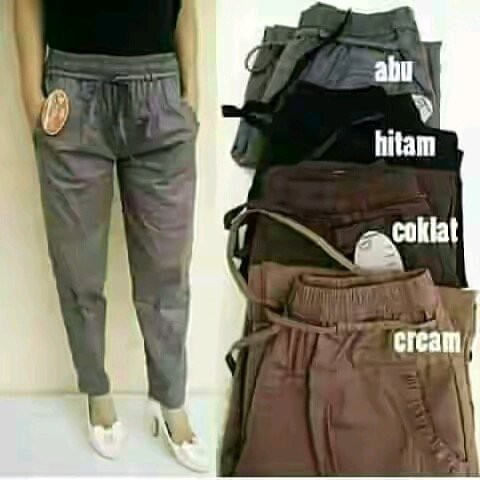 HAREM PANTS ANTI BEGAH (L) (XL) (XXL) // HAREM PANTS JUMBO BIG SIZE PANT CELANA KATUN JUMBO MURAH