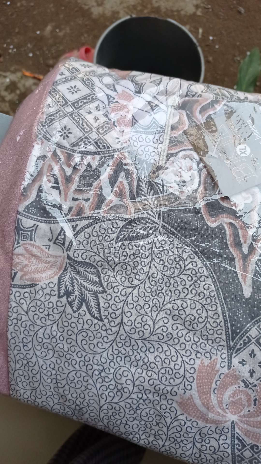 Tey-17 Batik Wanita Asj Sa Hrb026 Kenongo Kemeja Tosca Pendek