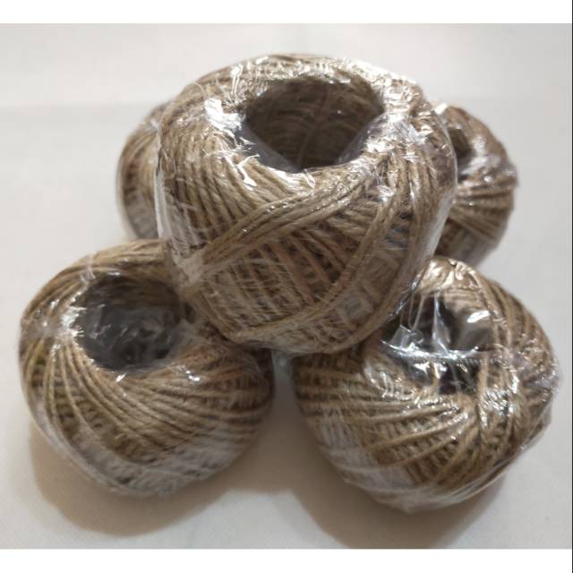 

Tali goni / tali ramy coklat per gulung Panjang 15m Panjang 50m Panjang 100m