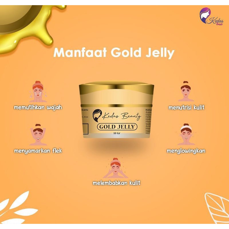 Sabun Kedas Beauty + Gold Jelly Kedas Beauty