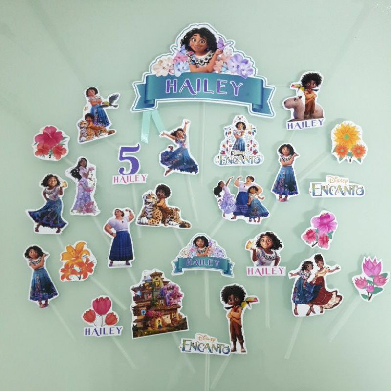 props topper cake cupcake hiasan kue birthday ENCANTO