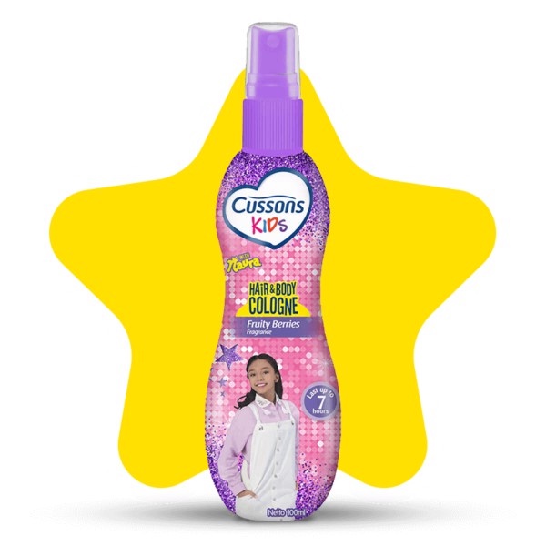 Cussons Kids Hair&amp;Body Cologne 100ml/popokcibarusah