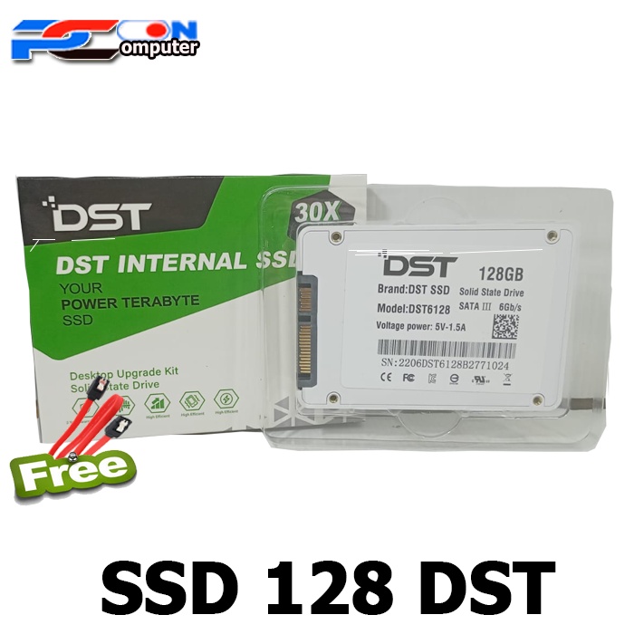 SSD 128GB SATA DST NEW DAN KABEL SATA