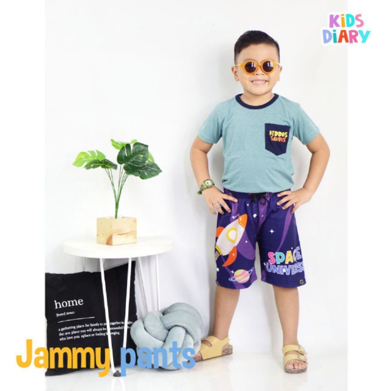 Celana Anak Pendek Motif - Celana Harian - Jammy Pants Kids Diary