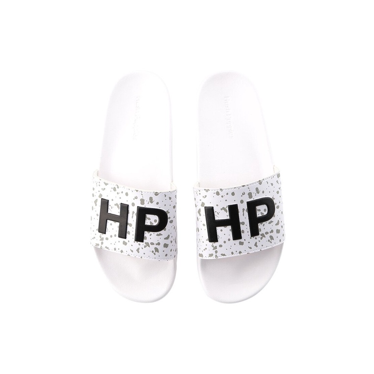 SANDAL SLIDE HUSH PUPPIES PRIA ORIGINAL CASUAL BRANDED PUTIH HM02