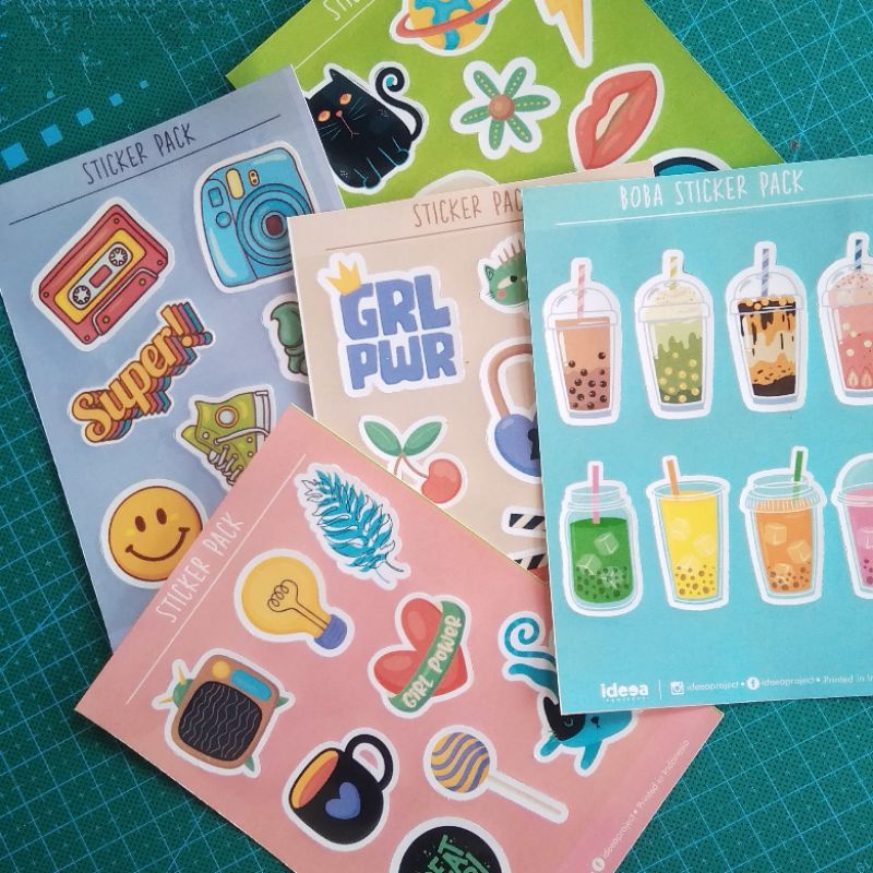 

STICKER AESTHETIC CUTTING LAMINASI || STICKER PACK