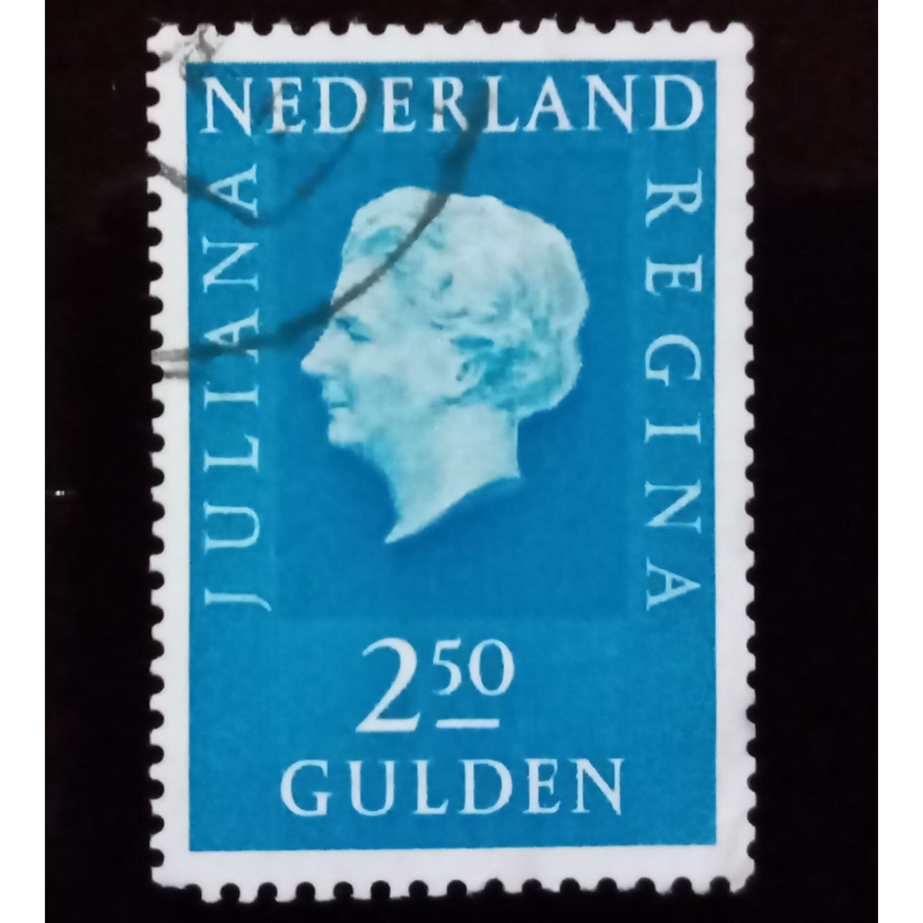 Perangko Netherlands/ Nederland/ Belanda 2,50 Gulden Ratu Regina Juliana