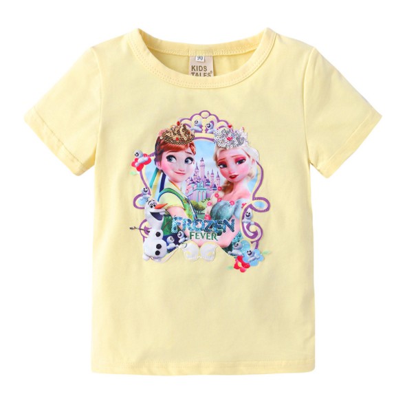 Baju LED Anak Cewe Baju Lampu Menyala Perempuan Frozen Import