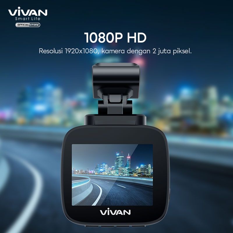 Vivan VDR01 HD Dash Camera Super Wide Angle