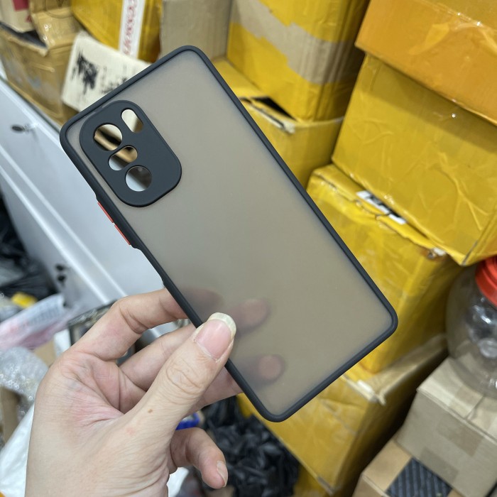 XIAOMI POCO F3 PREMIUM BUMPER HYBRID DOVE CASE BAHAN ANTI PECAH