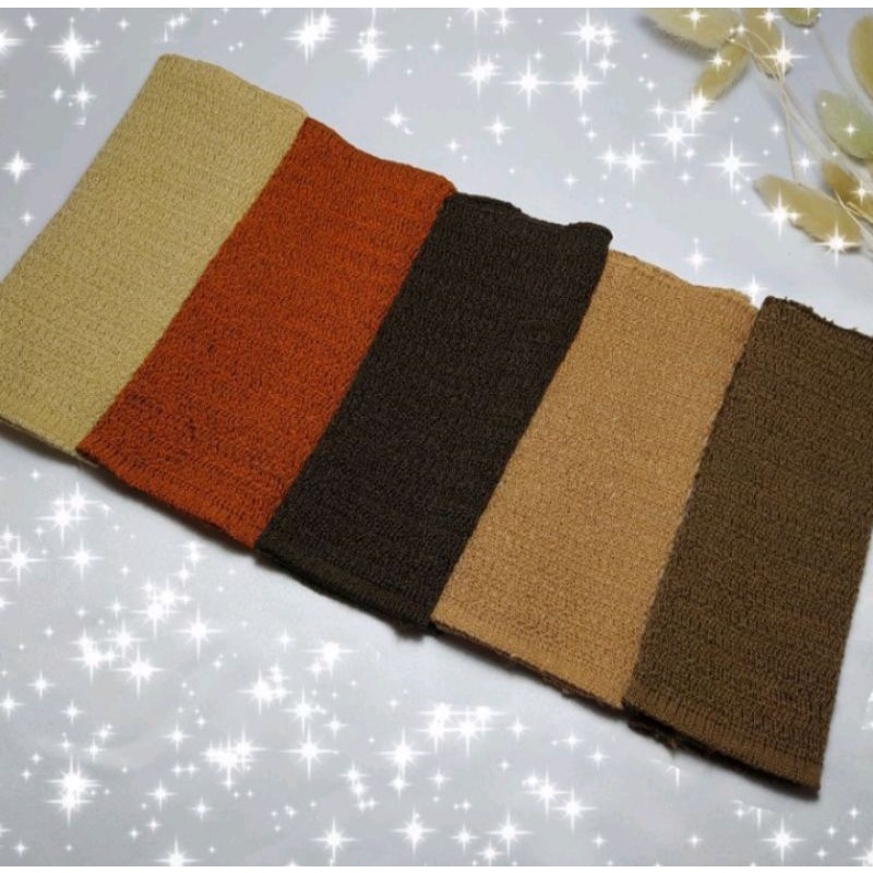 inner rajut bandana zigzag