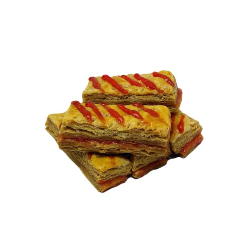 

Super Roti Strawberry Crunhy pastry bekatul