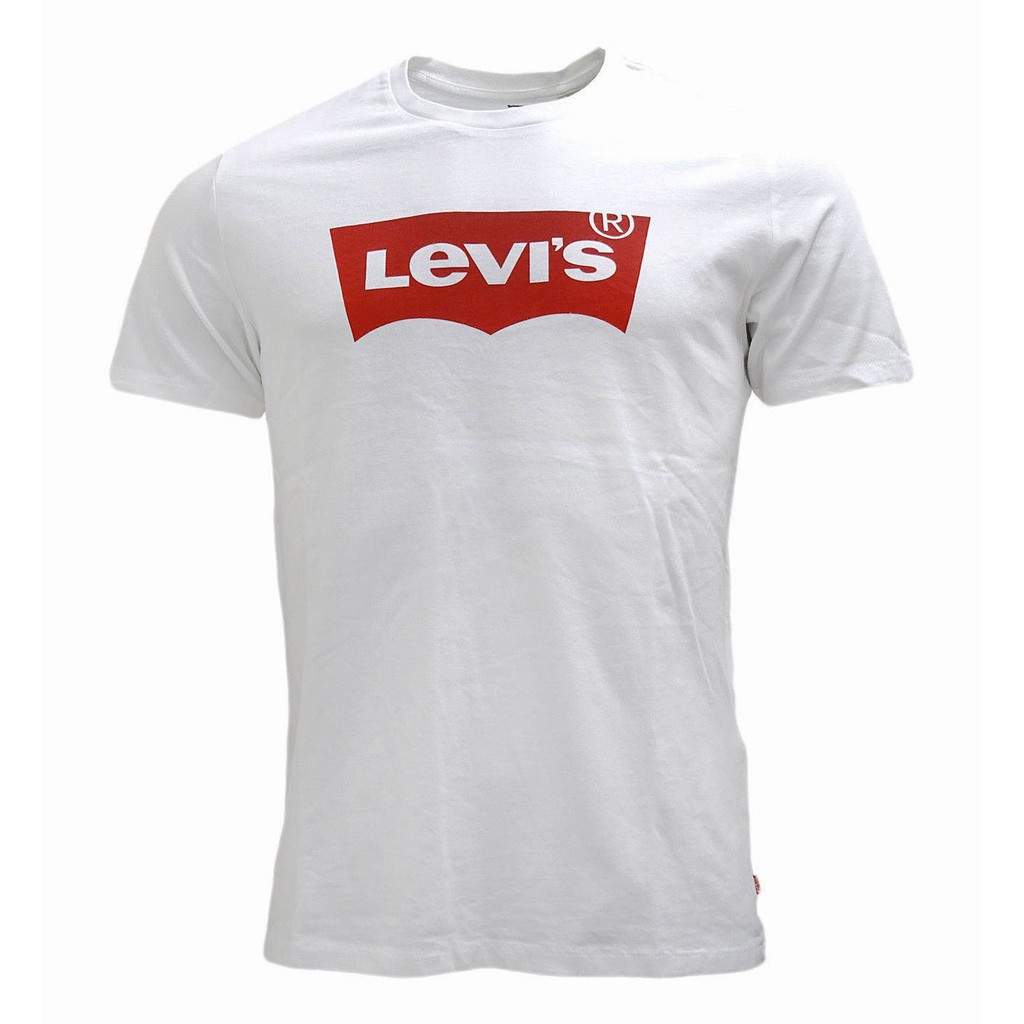 Kaos Levi's | Kaos Pria | Batwing Putih | KLPBW - 04