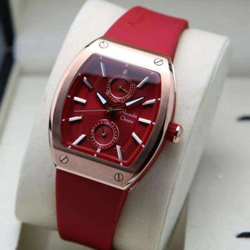 JAM TANGAN AC 2944 BF 3.8cm ORIGINAL RED GOLD