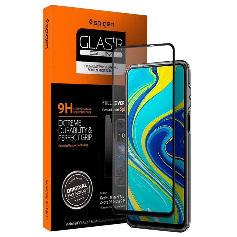 

Tempered Glass Xiaomi Redmi Note 9 Pro Max / 9 Pro / 9s Spigen Glas tR Anti Gores Full Cover