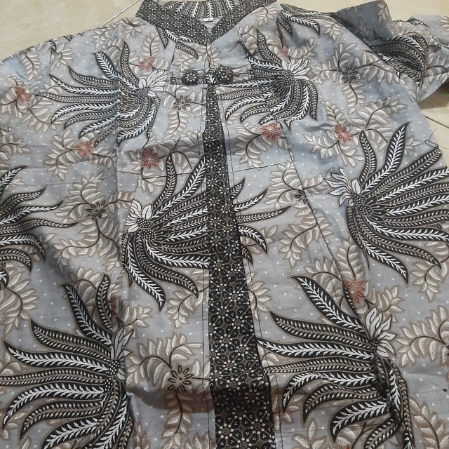 Maura Couple - Sania Ruffle Batik Couple Ori Ndoro Jowi Garansi Termurah Shopee - Batik Modern Solo