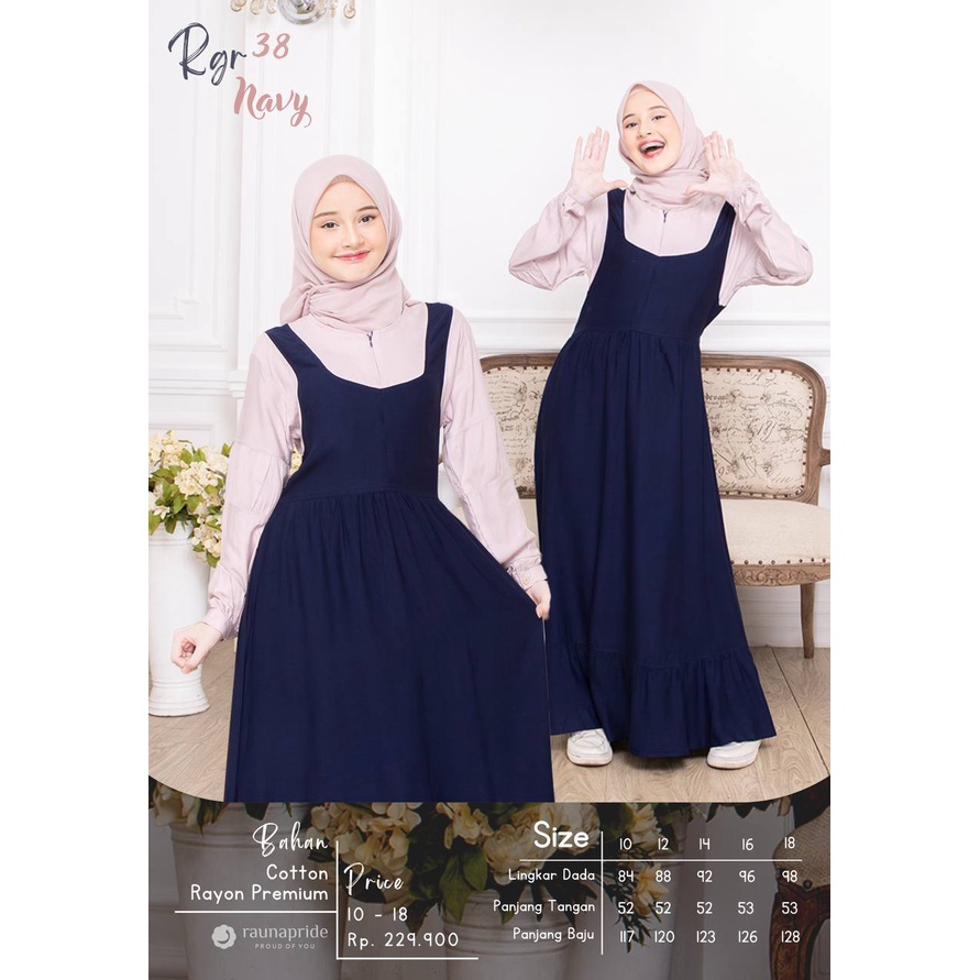 Rauna Gamis Remaja / RGR - 38 / Fashion Muslim