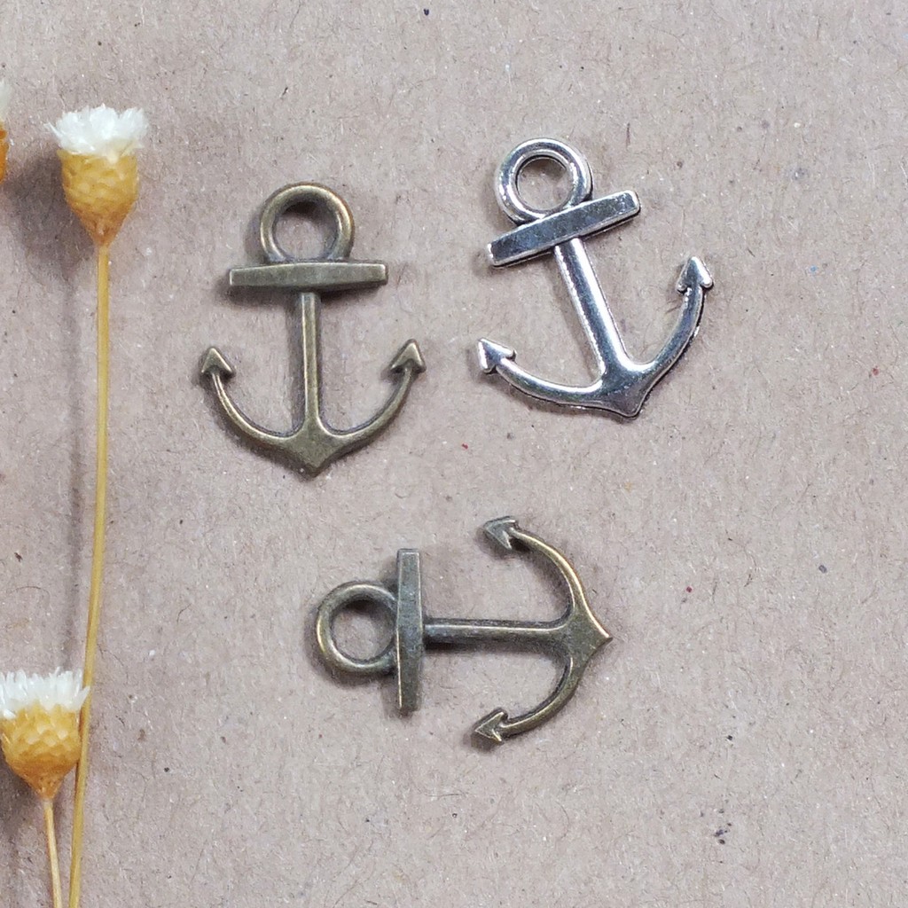 Charm Jangkar Bandul Kail Liontin Kalung Gelang Pendant CHM1254