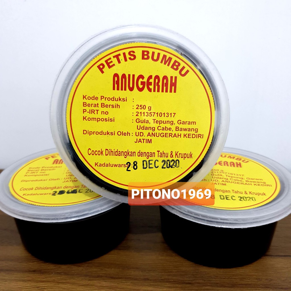 

Petis Bumbu Colek ANUGERAH 250gr Khas Kediri