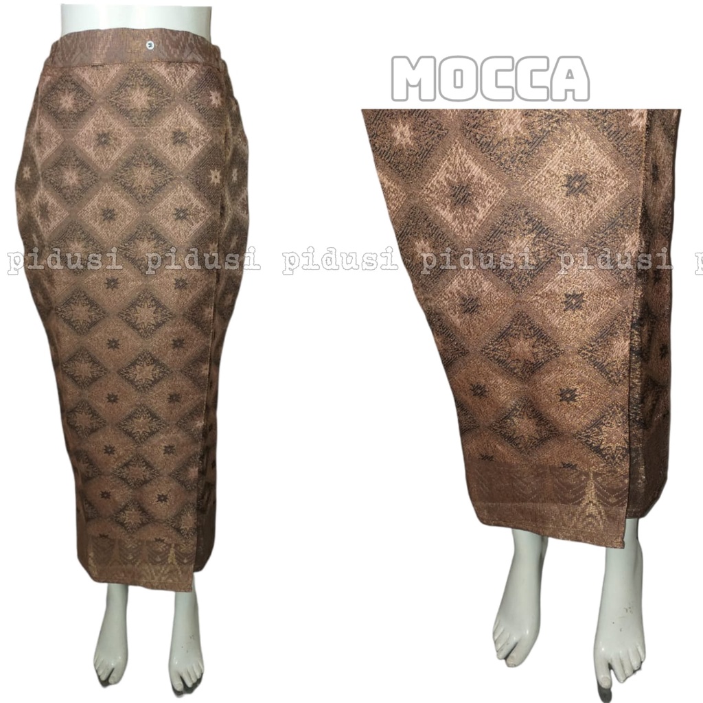 ROK SPAN MOTIF SONGKET / ROK SPAN / ROK WISUDA / ROK PESTA / ROK SONGKET FORMAL