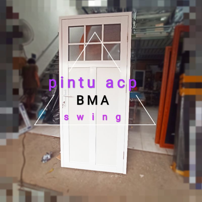 Pintu Aluminium Ornamen