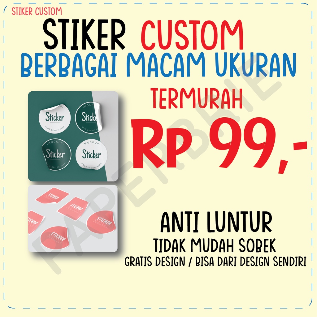 stiker label online shop ol shop custom kemasan makanan toples kue stiker online