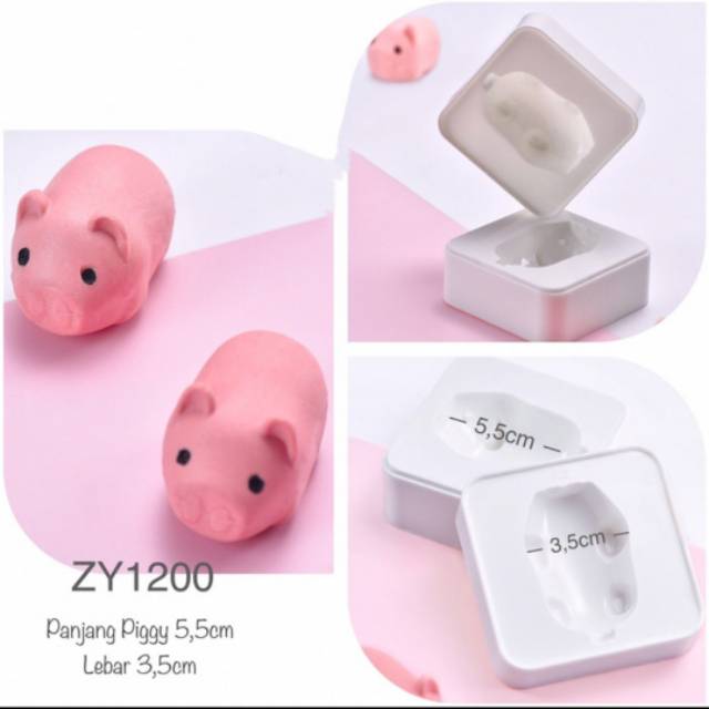 Cetakan Mochi,Wagashi,Nastar Bentuk Babi ZY1200