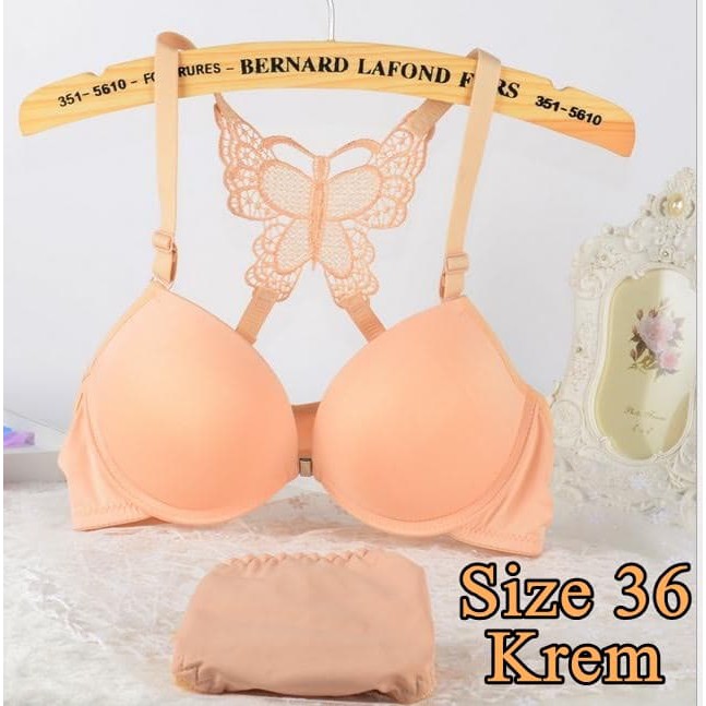 ✨LACIKOSME✨ SET BRA Butterfly / Bra + CD Kupu-Kupu