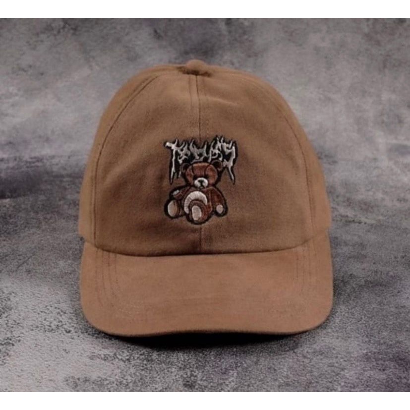 (COD)Topi distro model teddy bear/topi pria anak muda kekinian