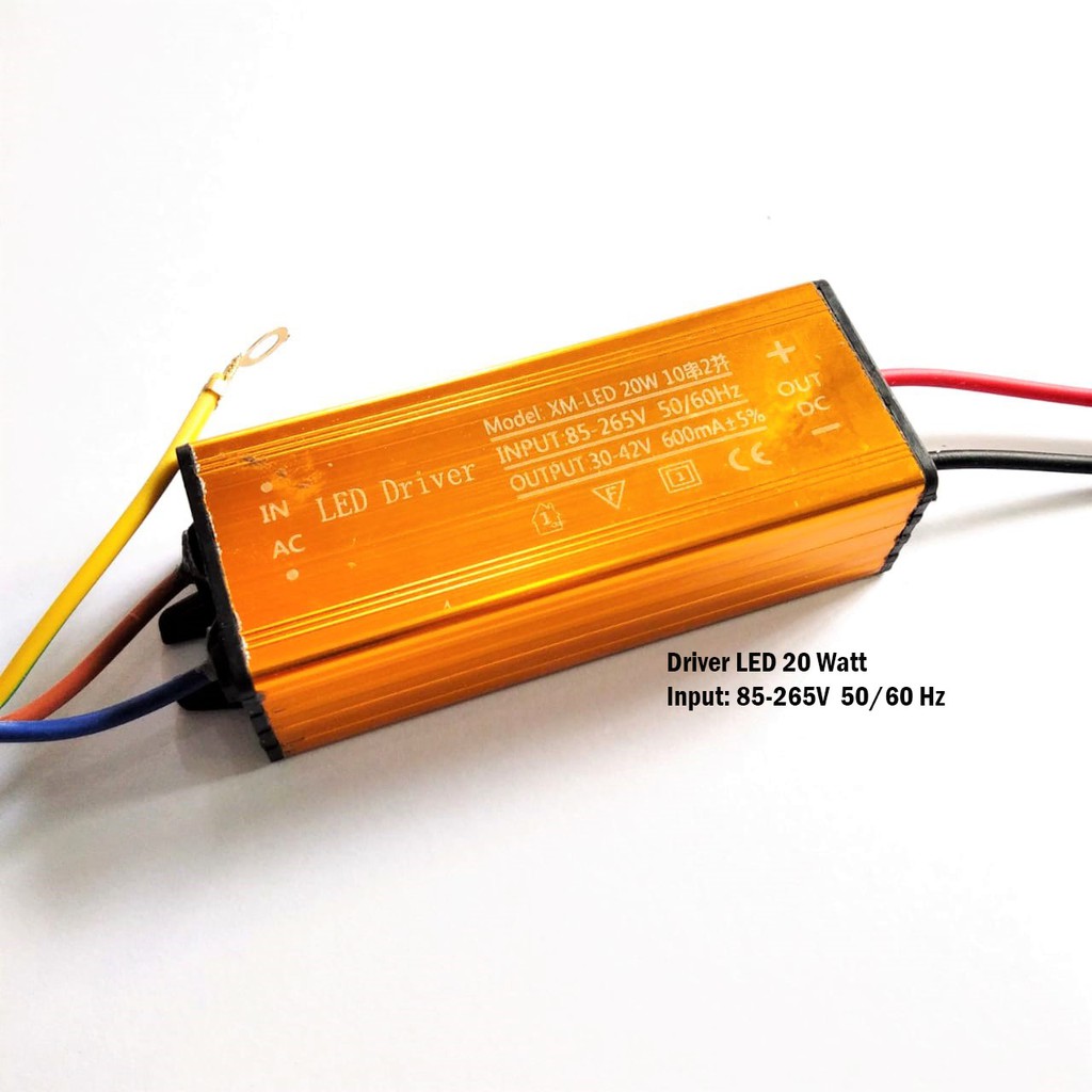 LED Driver 20 watt WATERPROOF CASING BESI