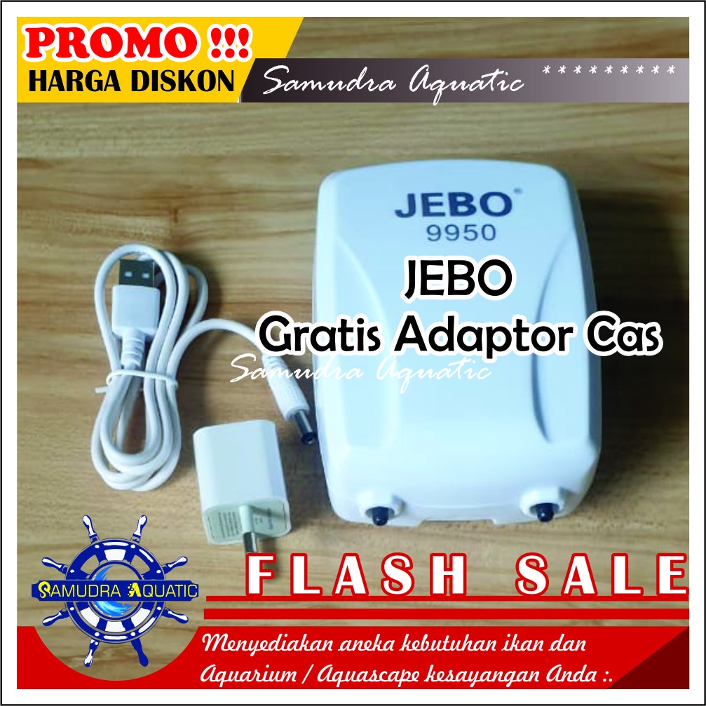 AERATOR CAS, ACDC, Aerator Lampu Mati, Air Pump Mesin Airator Aquarium Aquascape, FREE BUBLEWRAP