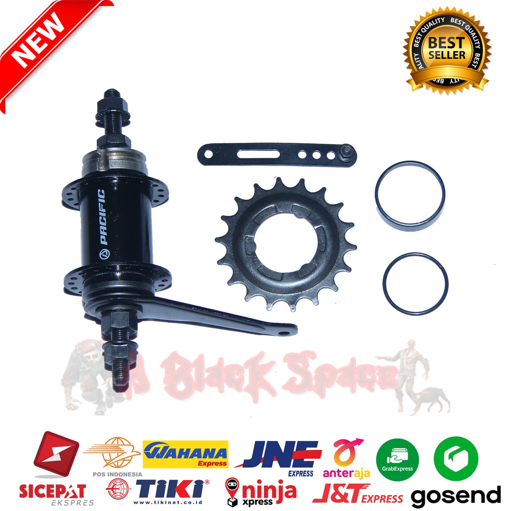Hub Rem Terpedo Torpedo Gir Gear Bos Sepeda BMX FIXIE PACIFIC 36 H 18T