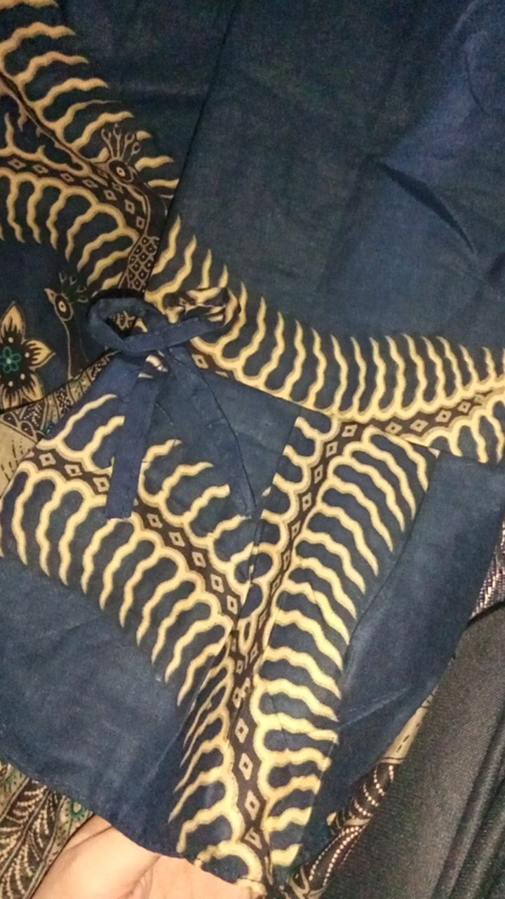 Tey-17 Batik Wanita Asj Sa Hrb026 Kenongo Kemeja Tosca Pendek