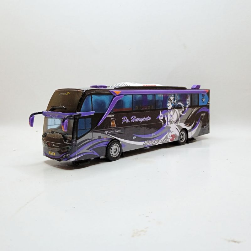 Po Haryanto Ungu body Jb3+ Miniatur bus Skala 1/64
