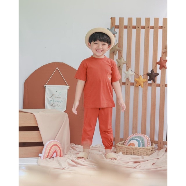 IL - SET JOJO UNISEX ANAK / SETELAN JOGGER ANAK - SETELAN ANAK SMILEE JOJO