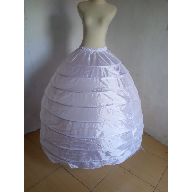 Peticoat/ Pertikut Pengembang Gaun Ring 8 Petikot Rok Dalam Pengembang Gaun Pengantin Wedding Dress gaunpengantin weddingdress