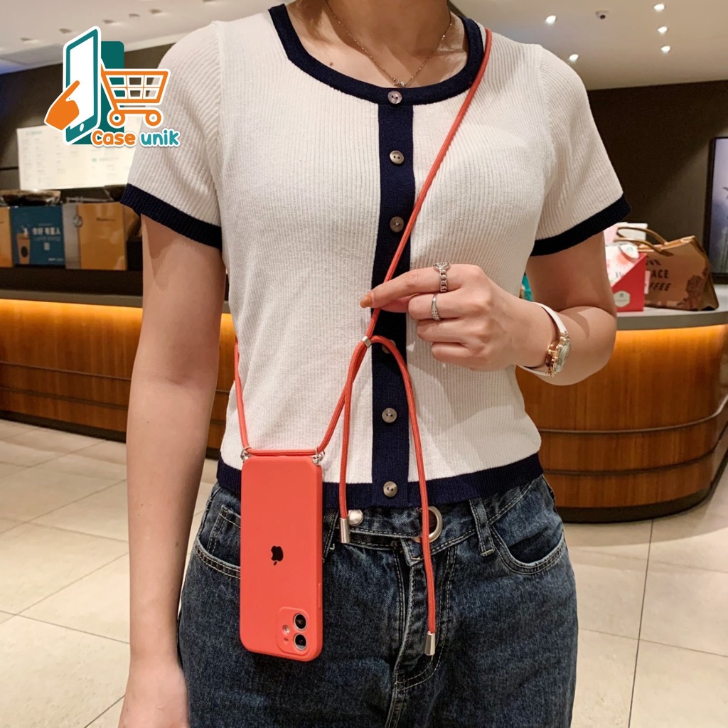 SOFTCASE SLINGCASE ORIGINAL SILIKON PELINDUNG KAMERA 1PHONE X XR XS MAX 11 CS3174