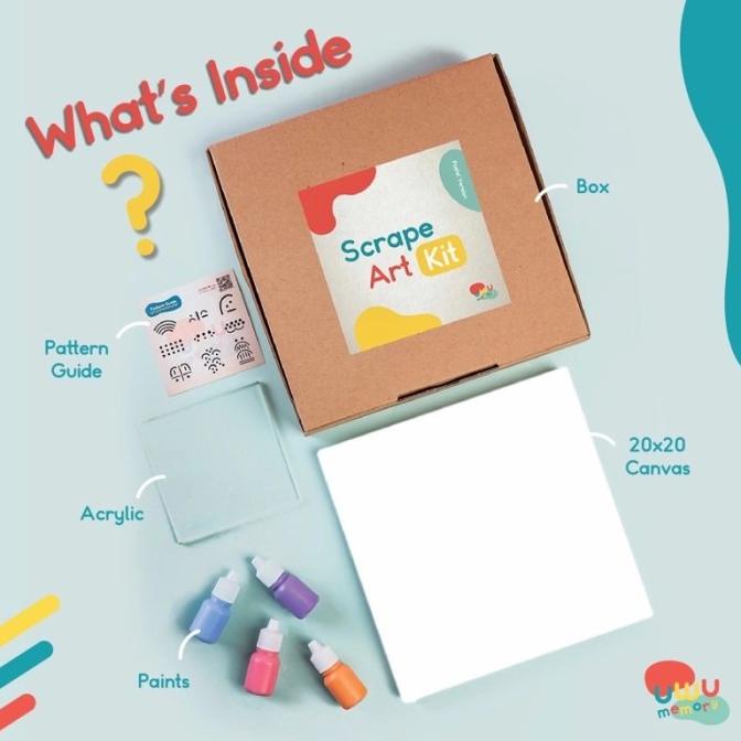 

Diy Scrape Art Kit 4 Warna