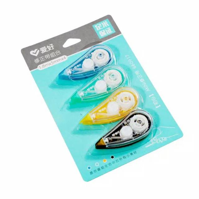 

Correction Tape Mini Keep Set Isi 4