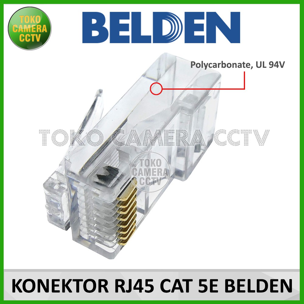 RJ45 BELDEN CAT 5E KONEKTOR UTP LAN BELDEN CAT5E ECER SATUAN