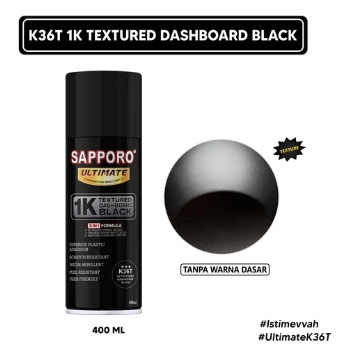 Sapporo Ultimate K36T 1K Textured Dashboard Black