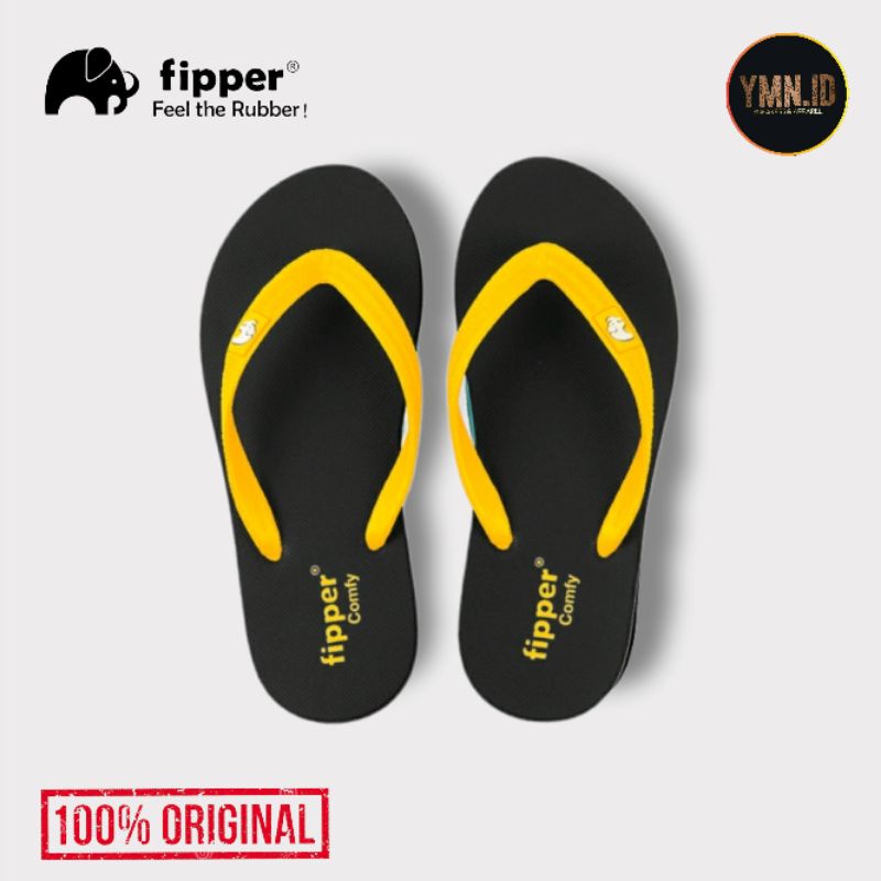 Fipper Comfy Black Yellow