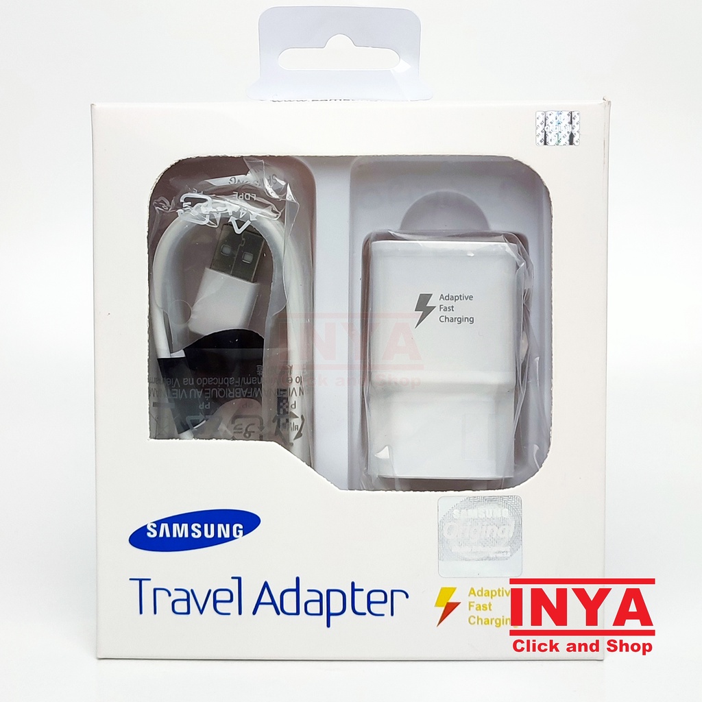 SAMSUNG TRAVEL ADAPTER ADAPTIVE FAST CHARGING ORIGINAL - CHARGER HANDPHONE