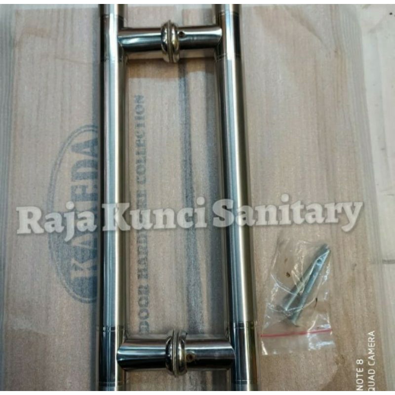 Pull Handle Bulat Stainless Chrome 35cm/Tarikan Pintu/Gagang Pintu