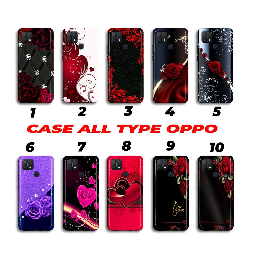 [ST49] CASE FOR ALL TYPE OPPO MOTIF BUNGA FOR ALL TYPE HP OPPO A54 A5S A1K A15/S F9 A7 A5/A9 2020 A52/A92 A3S A53 A16 RENO 4F RENO 5F RENO 6 4G RENO 5G [TYPE LAIN CHAT SELLER