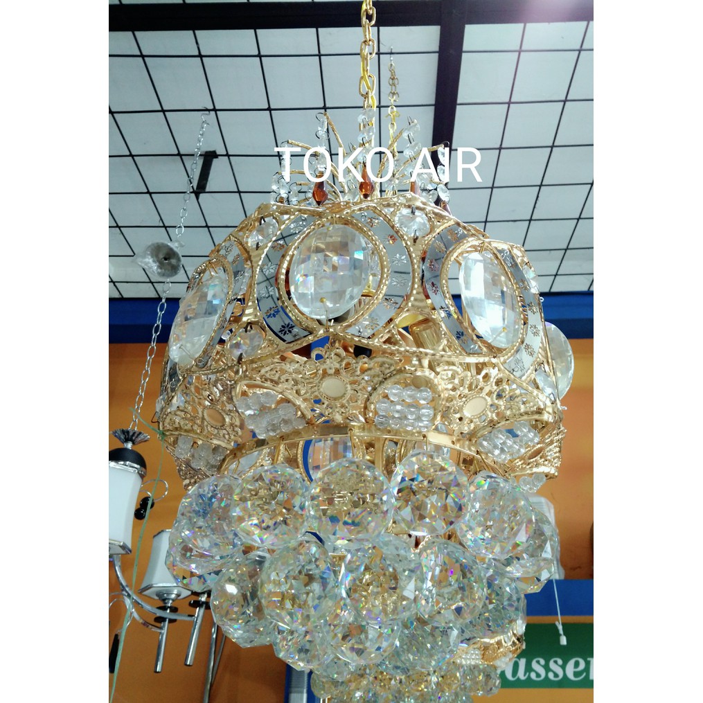 Lampu gantung Cristal 81009/Lampu Hias Cristal