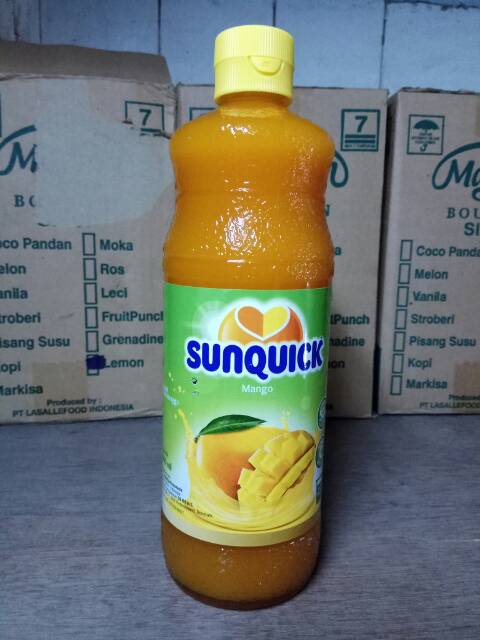 

MAR SUNQUICK lemon 300 ml/orange 2lt/manggo 800 ml/mixed fruit 800 ml