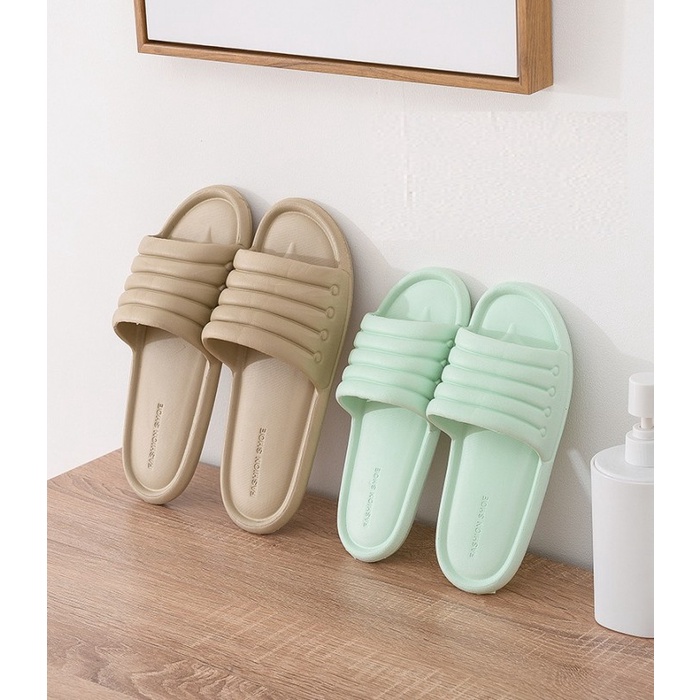 Sandal Wanita Slop Jepit Karet Import Eva Candy Rubber Non Slip Empuk Lentur FSH144 Cladiva